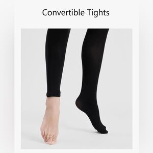 NWT Stelle black convertible tights one pair youth M